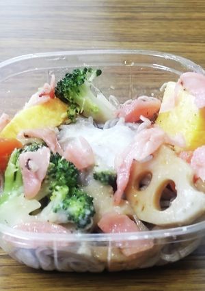 “健康的彩り歯ごたえ◎ぶっかけ蕎麦”-レシピのメイン写真