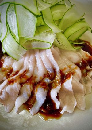 【簡単】ヤバ旨!中華風豚バラ肉の冷しゃぶ-レシピのメイン写真