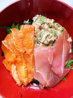 お手軽!切り盛り海鮮丼!!-レシピのメイン写真