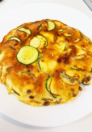 ズッキーニの納豆オムレツ-レシピのメイン写真