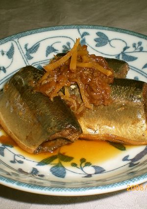 ほっとする味♪圧力鍋でさんまの梅干煮-レシピのメイン写真