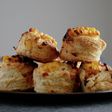 とうもろこしチーズ。英国式コーンスコーン