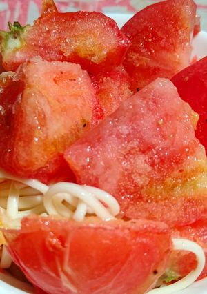 冷凍シャリシャリとまとうどん-レシピのメイン写真