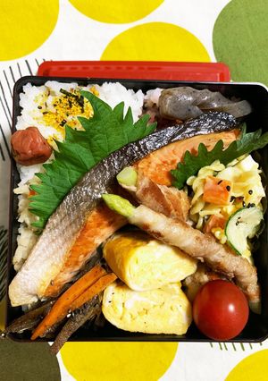 7/10よっちゃん鮭弁当-レシピのメイン写真