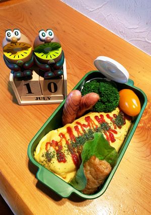高一長女　お弁当(オムライス8)-レシピのメイン写真