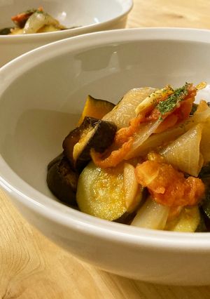 夏野菜たっぷり!ラタトゥイユ風-レシピのメイン写真
