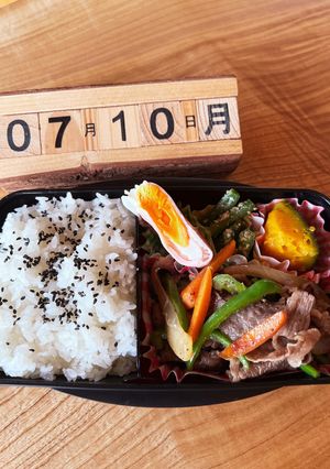 2023.7/10 高校生男子お弁当-レシピのメイン写真