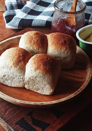 ずっしり香ばしい★ライ麦入りミニ食パン-レシピのメイン写真
