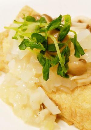 簡単！厚揚げオニオンソースがけ-レシピのメイン写真