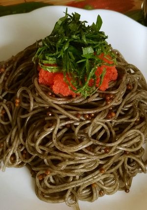 そうめんマーレ和えの明太トッピング-レシピのメイン写真