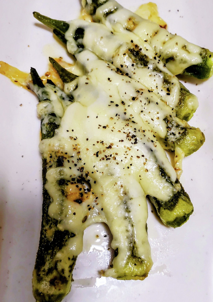 オクラのマヨチーズ焼き♡超簡単！-レシピのメイン写真