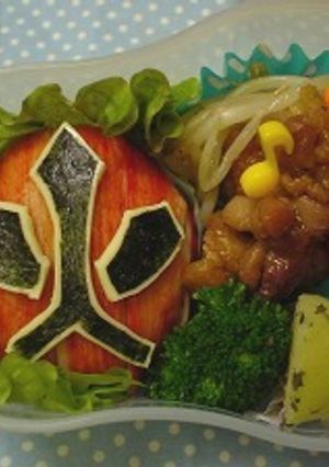 キャラ弁☆シンケンジャーお弁当-レシピのメイン写真