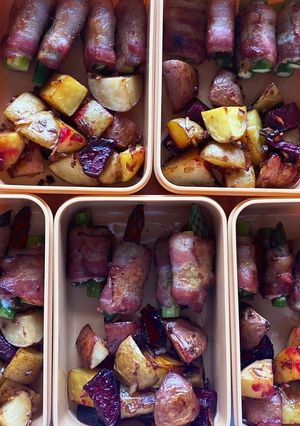 アスパラベーコンとポテトの冷凍弁当-レシピのメイン写真