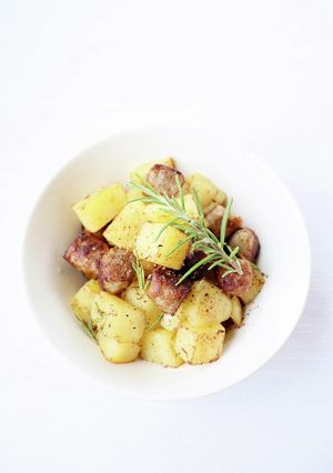 コストコ食材【ポテトソーセージのソテー】-レシピのメイン写真