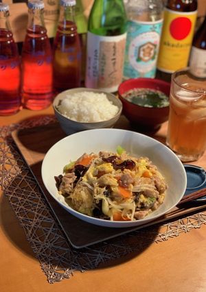 豚こまキクラゲ卵中華炒め✨-レシピのメイン写真