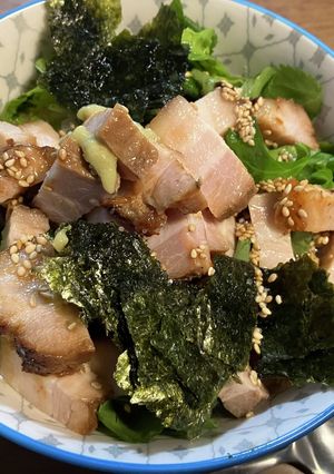 夏用スープチャーシュー丼-レシピのメイン写真