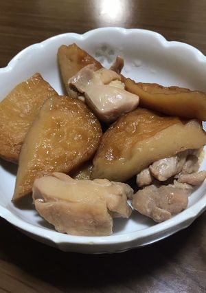 鶏もも肉とさつま揚げの煮物-レシピのメイン写真