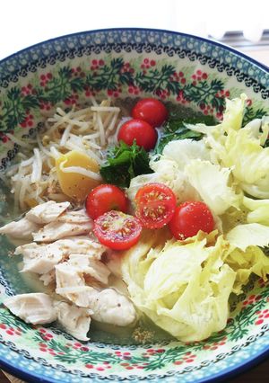 暑い日に！鶏ささみでさっぱり冷しフォー-レシピのメイン写真