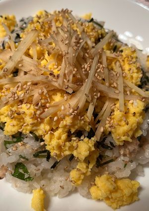 【認知症予防】鮭缶の混ぜご飯-レシピのメイン写真