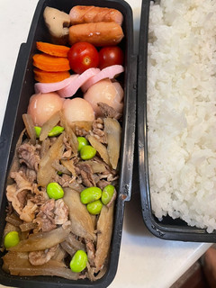 生姜風味牛肉きんぴら弁当-レシピのメイン写真
