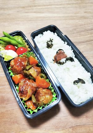 早起き苦手母さんの中学男子弁当　覚書9-レシピのメイン写真