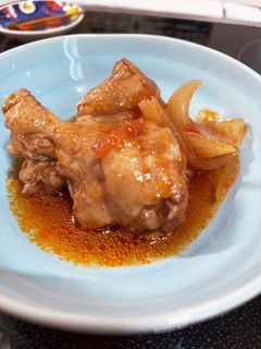 簡単激うま!手羽元のトマトワイン煮!-レシピのメイン写真