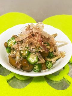 オクラとなめこのポン酢和え☆-レシピのメイン写真