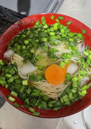 ニラたまそうめん-レシピのメイン写真