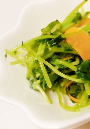 簡単!大人の豆苗サラダ-レシピのメイン写真