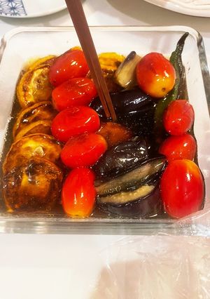 夏野菜の焼き浸し-レシピのメイン写真