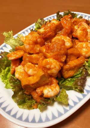 海老チリ-レシピのメイン写真