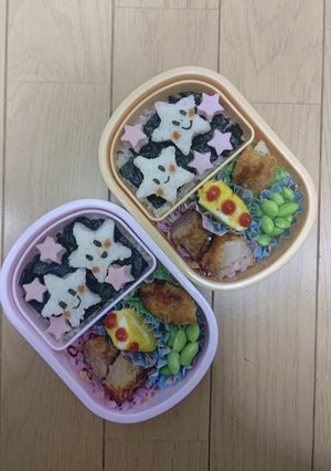 お弁当 双子 記録用☆☆☆星！-レシピのメイン写真