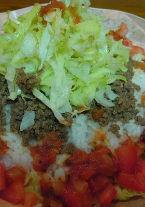 ちょっと和風な★タコライス★-レシピのメイン写真