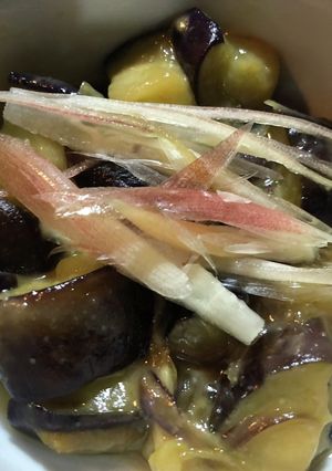 夏はナスとミョウガの味噌炒め-レシピのメイン写真