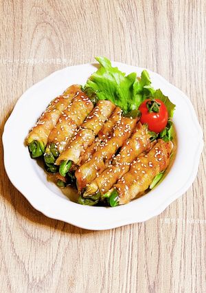 ＊ピーマンの豚バラ肉巻き＊-レシピのメイン写真