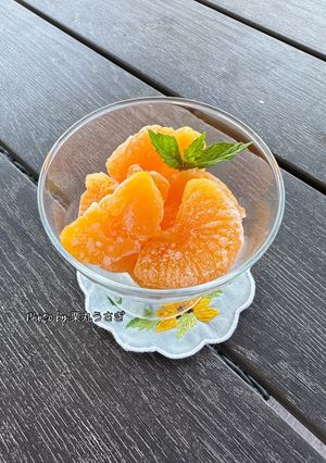 缶詰みかんで☆しゃりしゃりみかん!-レシピのメイン写真