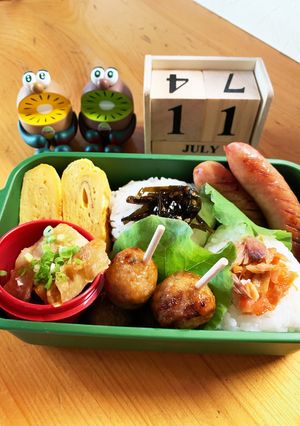 高一長女 お弁当(おむすび6)-レシピのメイン写真