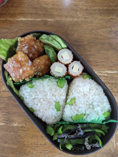 JK☆食感最高!枝豆おにぎり弁当♪-レシピのメイン写真