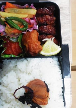 高1男子部活弁当-レシピのメイン写真