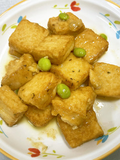≪学校給食≫厚揚げのカレーチーズ炒め-レシピのメイン写真