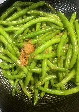 サヤインゲンgarlic ginger炒-レシピのメイン写真