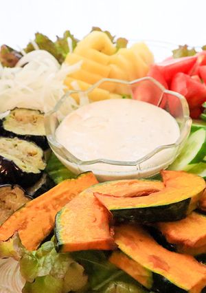 夏野菜のディップサラダ-レシピのメイン写真