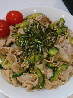 簡単!旨い!豚バラきゅうりの冷しゃぶ♪-レシピのメイン写真