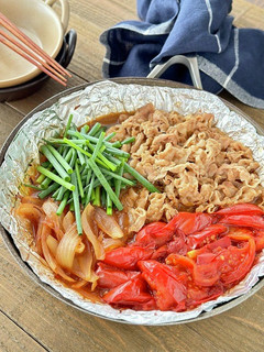 トマトと豚肉のすき煮-レシピのメイン写真