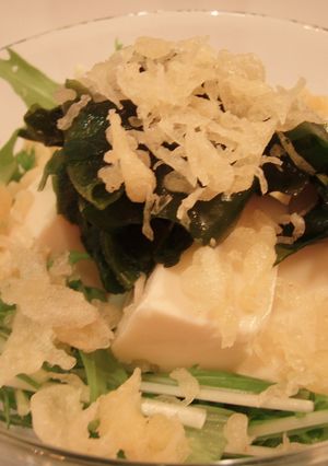 天かすがイイ☆豆腐サラダ-レシピのメイン写真