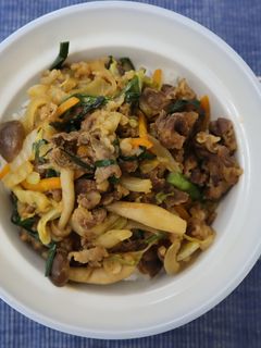 野菜たっぷり!プルコギ丼-レシピのメイン写真