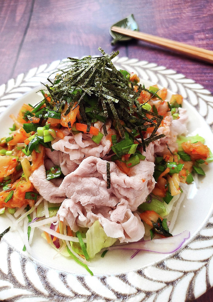 ～10分で簡単～豚キムチ冷しゃぶ-レシピのメイン写真