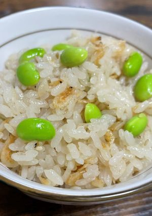 桜エビと枝豆のごはん-レシピのメイン写真
