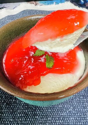 すもものレアチーズケーキ-レシピのメイン写真