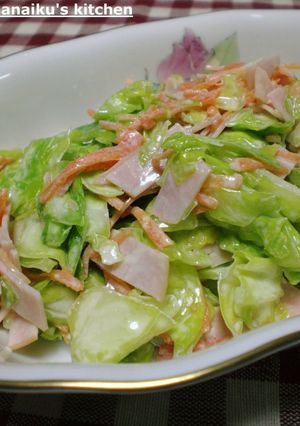 春キャベツの手もみサラダ♡レモン風味-レシピのメイン写真